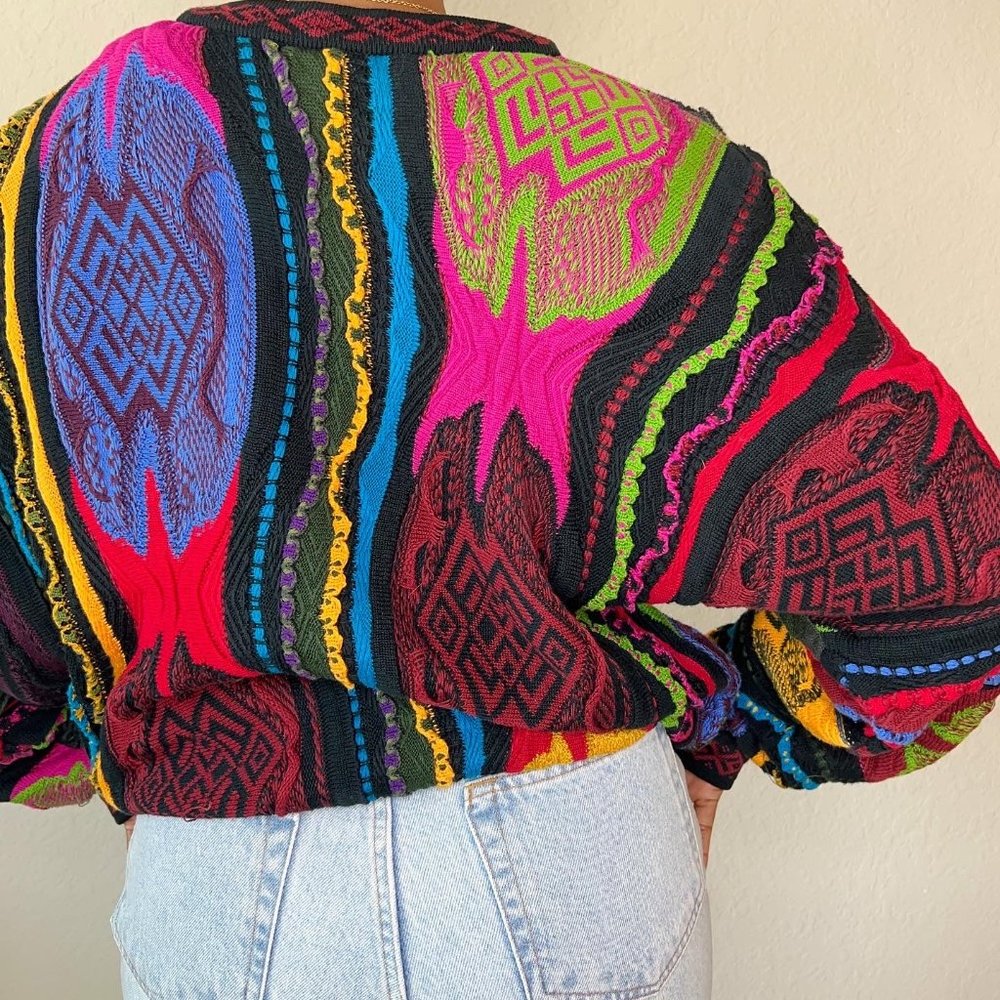 💔 SOLD 💔 Vintage 90's Colorful Coogi Sweater